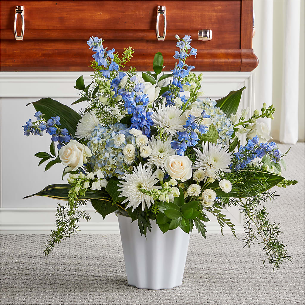 Everlasting Memories Floor Basket –  Sensation Flowers Boutique Inc, Miami FL