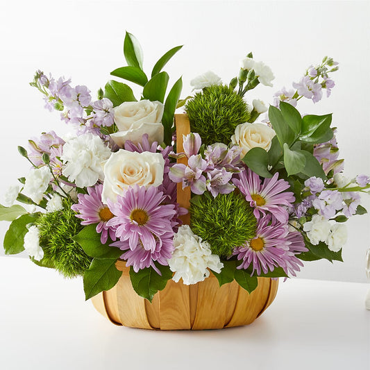 Peace & Love Basket –  Sensation Flowers Boutique Inc, Miami FL
