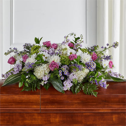 Meadows of Serenity Casket Spray –  Sensation Flowers Boutique Inc, Miami FL