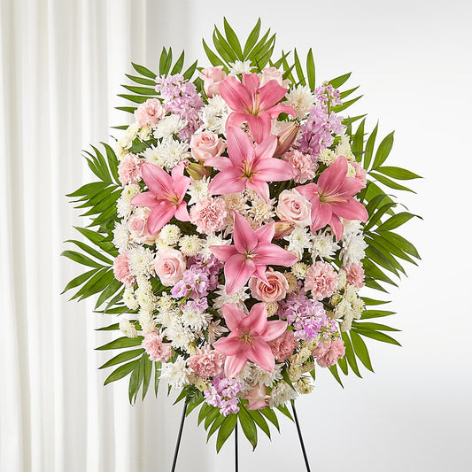 Offering Solace Standing Spray –  Sensation Flowers Boutique Inc, Miami FL