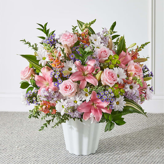 Abundant Compassion Floor Basket –  Sensation Flowers Boutique Inc, Miami FL