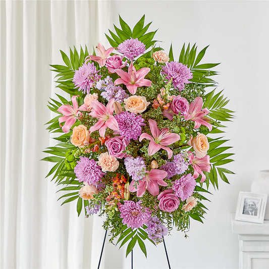 Love & Light Standing Spray –  Sensation Flowers Boutique Inc, Miami FL