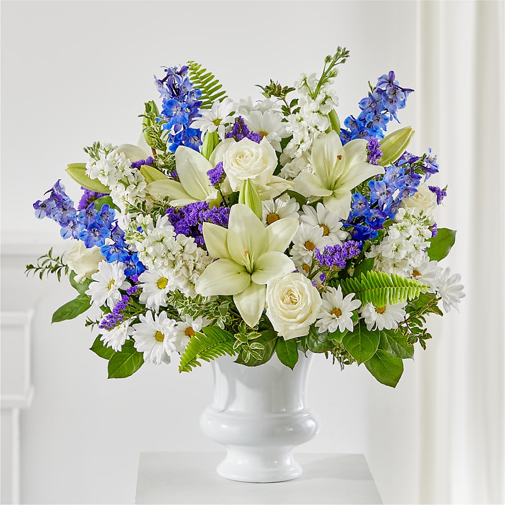 Expressions of Hope Urn Arrangement –  Sensation Flowers Boutique Inc, Miami FL
