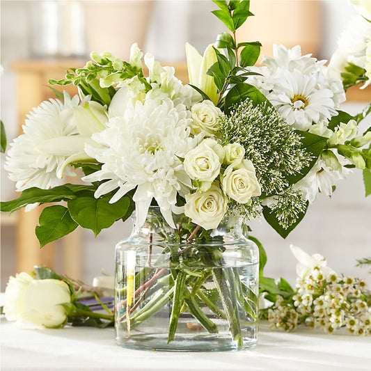 Classic Ivory – A Florist Original –  Sensation Flowers Boutique Inc, Miami FL