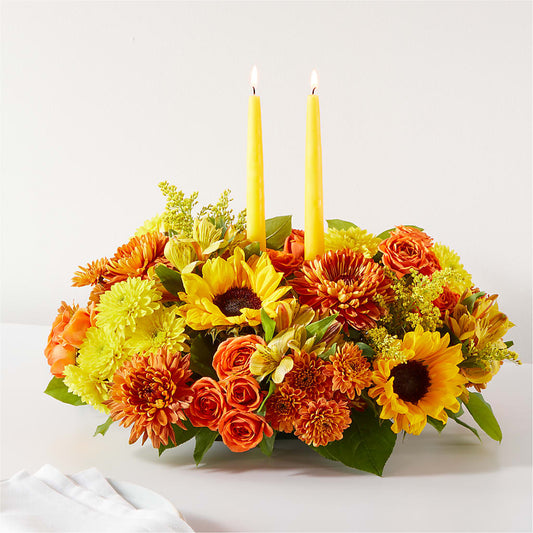 Autumn Harmony Centerpiece –  Sensation Flowers Boutique Inc, Miami FL