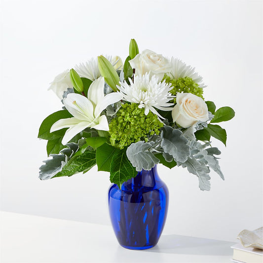 Snowy Dreams Bouquet –  Sensation Flowers Boutique Inc, Miami FL