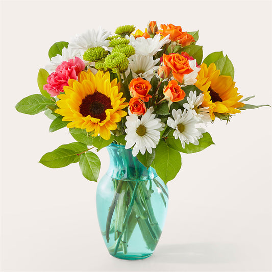 Sun-drenched Blooms Bouquet –  Sensation Flowers Boutique Inc, Miami FL