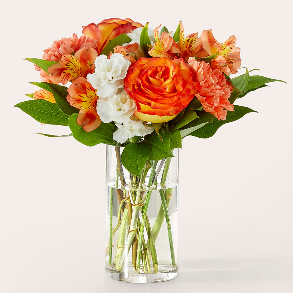 Apricot Glow Bouquet –  Sensation Flowers Boutique Inc, Miami FL