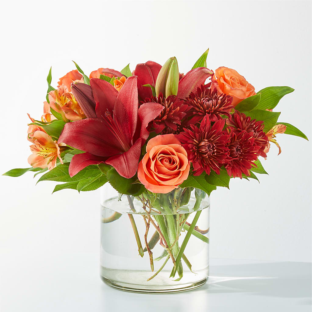 Crimson Leaves Bouquet –  Sensation Flowers Boutique Inc, Miami FL