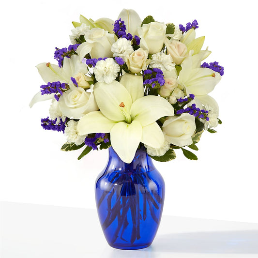 Sapphire Rush Bouquet –  Sensation Flowers Boutique Inc, Miami FL