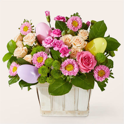 Get Eggcited Basket –  Sensation Flowers Boutique Inc, Miami FL