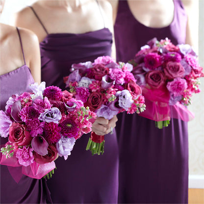 Bridesmaid's Garden Bouquet –  Sensation Flowers Boutique Inc, Miami FL