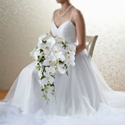 Classic White Bouquet –  Sensation Flowers Boutique Inc, Miami FL