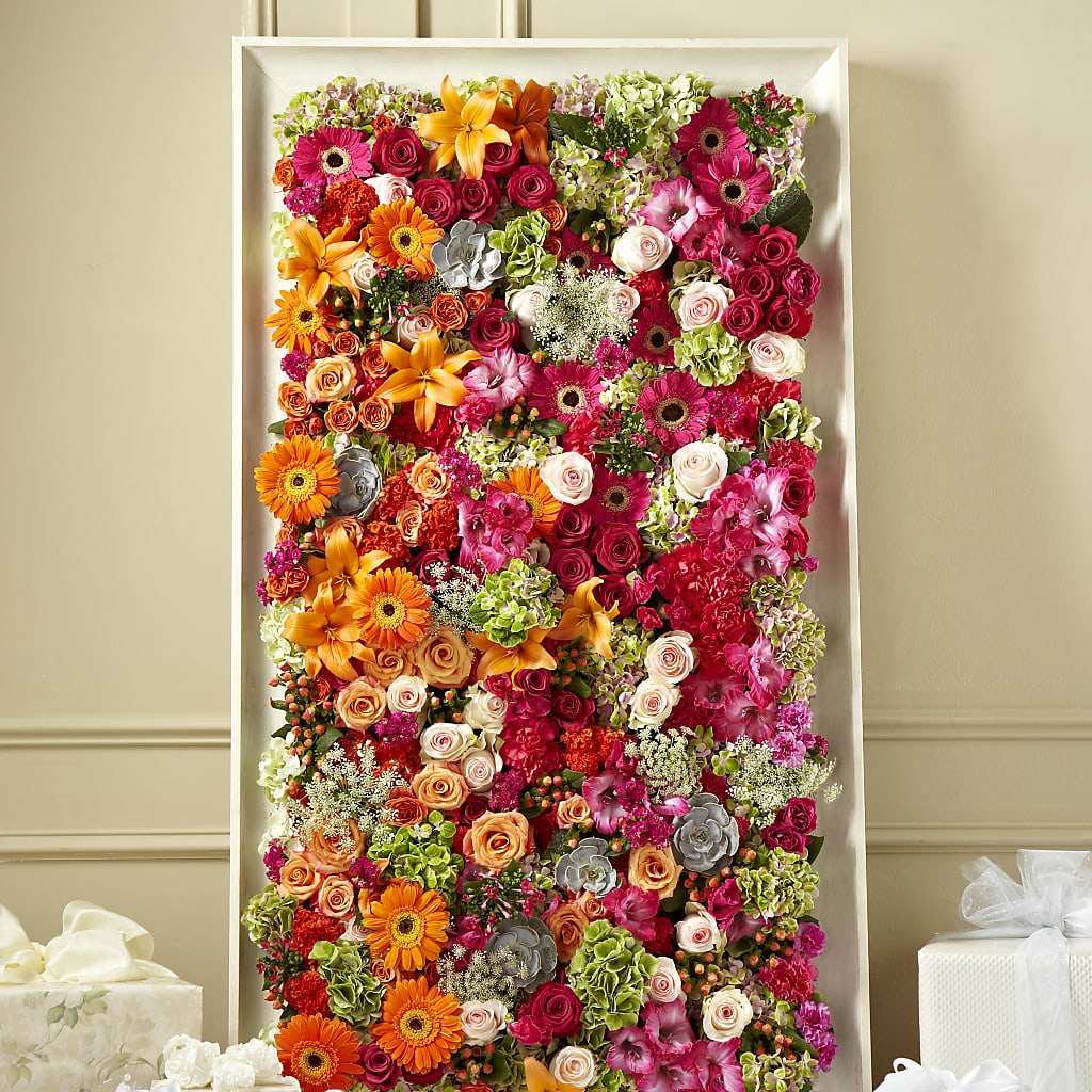 Fresh Picked Floral Wall –  Sensation Flowers Boutique Inc, Miami FL