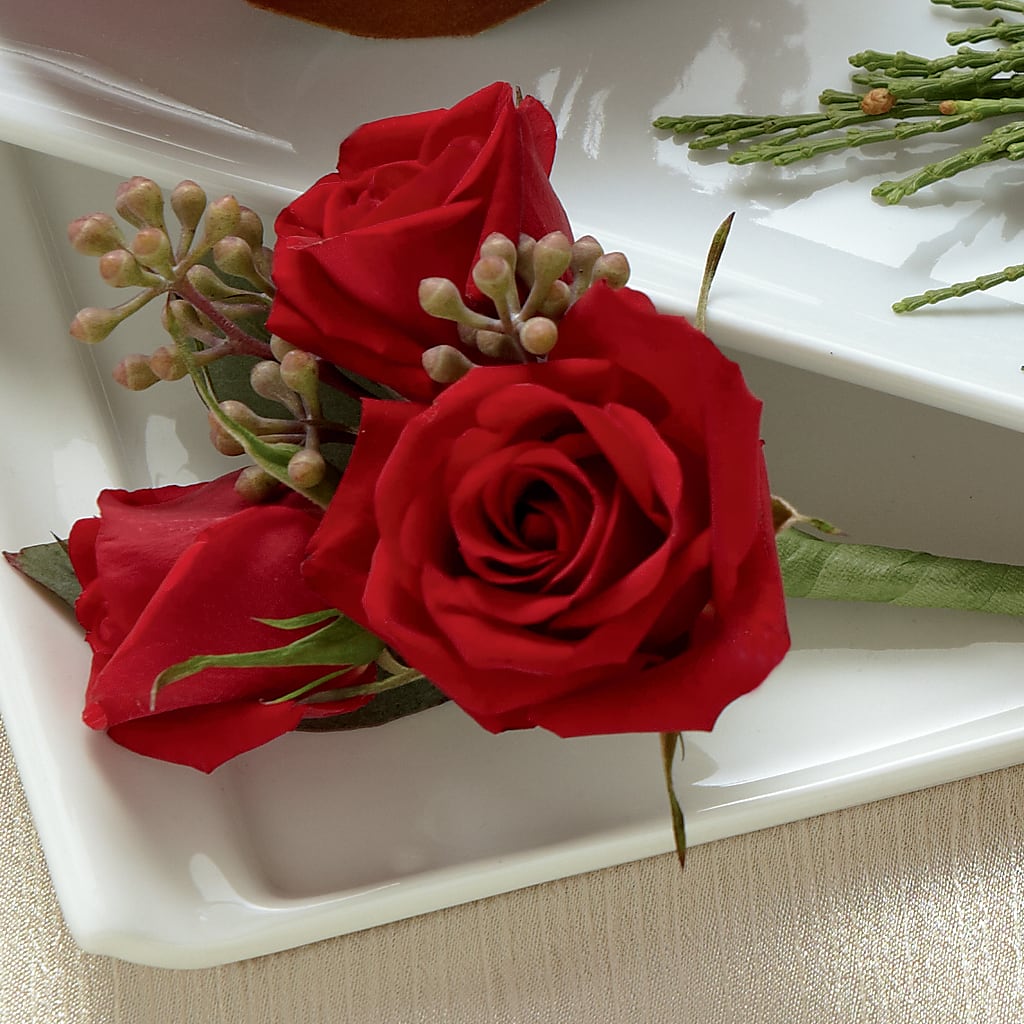 Red Spray Rose Boutonniere –  Sensation Flowers Boutique Inc, Miami FL