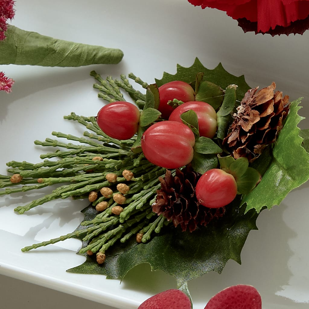 Red Berry Boutonniere –  Sensation Flowers Boutique Inc, Miami FL