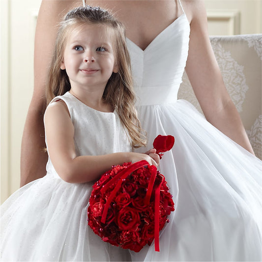 Pure at Heart Flower Girl Arrangement –  Sensation Flowers Boutique Inc, Miami FL