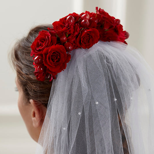 Heart's Happiness Hair Decor –  Sensation Flowers Boutique Inc, Miami FL