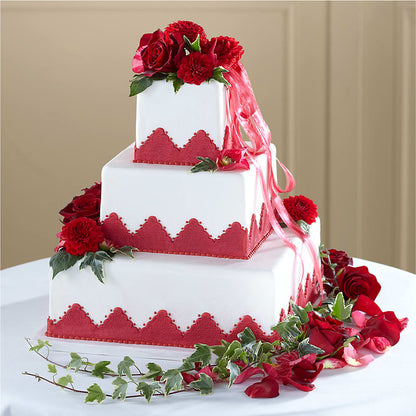 Forever Happiness Cake Decor –  Sensation Flowers Boutique Inc, Miami FL